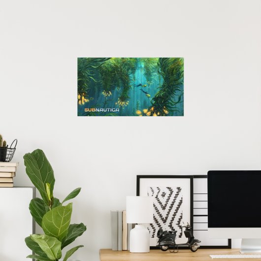 Poster Art Concept Forêt Subnautica Kelp (Bureau à domicile)