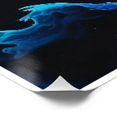 Poster Art conceptuel de l'encre de tigre Abstrait dans l (Coin)