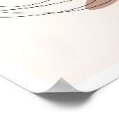 Poster Art contemporain moderne dans des tons neutres (Coin)