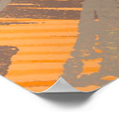 Poster Art contemporain. Texture colorée. Art moderne (Coin)