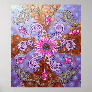 Poster Art corporel avec une torsion