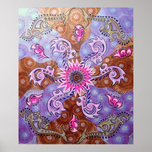 Poster Art corporel avec une torsion (Devant)