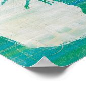 Poster Art côtier | Homard d'Aqua (Coin)