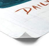 Poster Art côtier | Whale Watch (Coin)