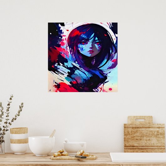 Poster Art couleur foncée (Cuisine)