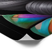 Poster Art crâne sucre - Femme dans le maquillage crâne s (Coin)