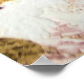 Poster Art créatif Abstrait Gold Sparkles (Coin)