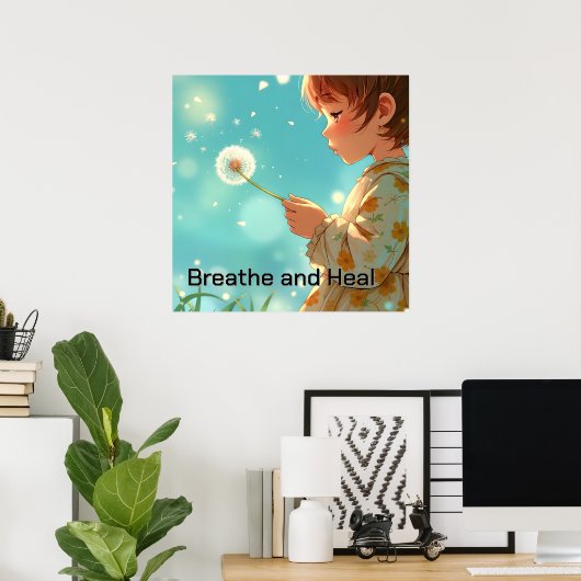 Poster Art customisé pour enfants (Bureau à domicile)