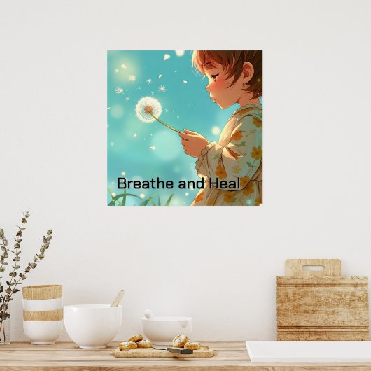 Poster Art customisé pour enfants (Cuisine)