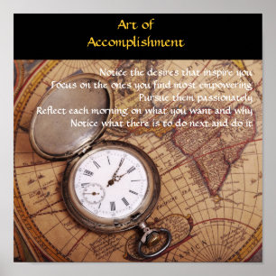 Poster Art d'accomplissement