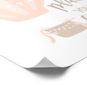 Poster Art de ballon à air chaud, Oh les endroits où vous (Coin)