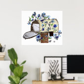 Poster Art de boîte aux lettres de livraison (Bureau à domicile)