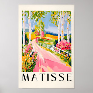 Poster Art de bouleau, peinture de forêt, Henri Matisse P