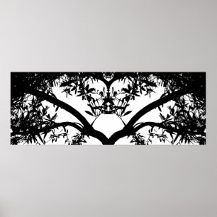 Poster Art de branche d'arbre