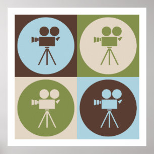 Poster Art de bruit actionnant un appareil-photo