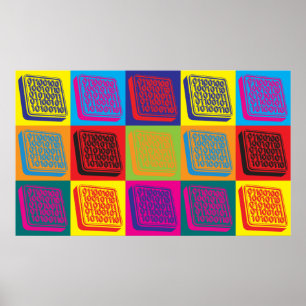 Poster Art de bruit de technologie de la programmation