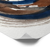 Poster Art de calligraphie arabe abstrait (Coin)
