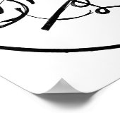 Poster Art de calligraphie d'amour de Shubham (Coin)