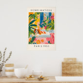 Poster Art de Cavalier King Charles Spaniel de style Mati (Cuisine)
