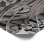 Poster art de chat de gustav klimt (Coin)