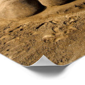 Poster art de châteaux de sable sur la plage de Marbella (Coin)