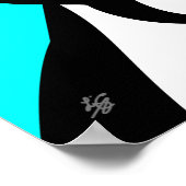 Poster Art de chien Boston Terrier (Coin)