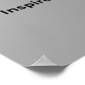 Poster Art de citation inspirante (Coin)