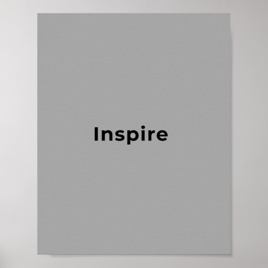 Poster Art de citation inspirante (Devant)