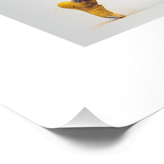 Poster Art de course coloré (Coin)