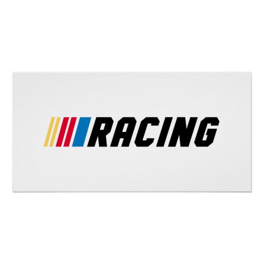 Poster Art de course NASCAR (Devant)