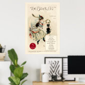 Poster Art de couverture vintage "Le chat noir" 1895 (Bureau à domicile)