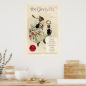 Poster Art de couverture vintage "Le chat noir" 1895 (Cuisine)