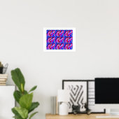 Poster art de cristaux (Bureau à domicile)