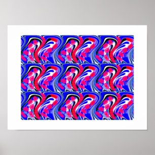 Poster art de cristaux