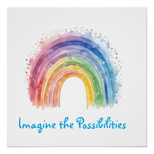 Poster Art De Debi, Rainbow (Devant)