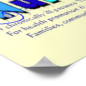 Poster Art de définition "infirmière" - Prêt pour l'encad (Coin)