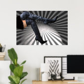 Poster Art de démarrage moderne et tendance (Bureau à domicile)