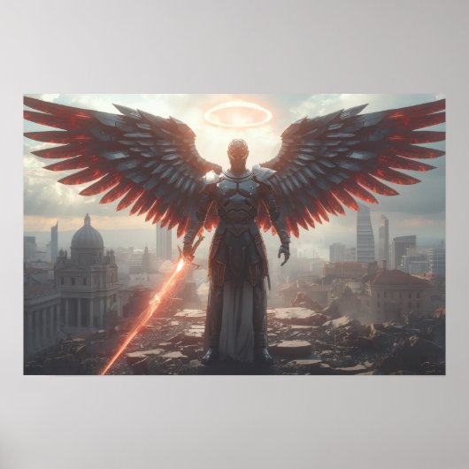 Poster Art de fantasy science-fiction : Colosse du dernie (Devant)