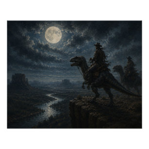 Poster Art de fantasy western