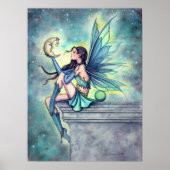 Poster Art de fée ami de la lune par Molly Harrison (Devant)