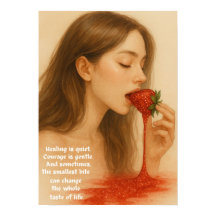Art de fraise pétillante