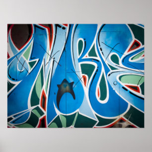 Poster Art de graffiti/rue