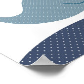 Poster Art de la baleine maternelle pour enfants (Coin)