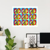 Poster Art de la chaleur tropicale (Bureau à domicile)