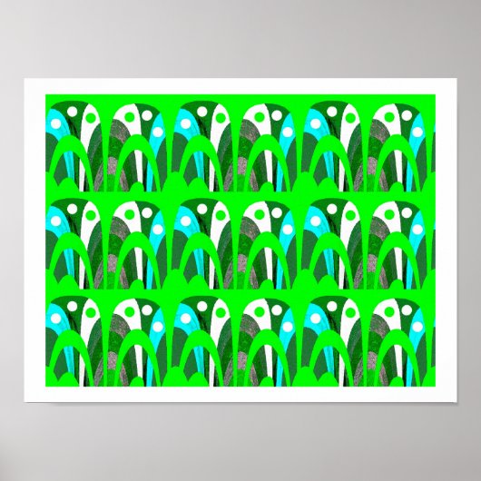 Poster Art de la collection verte (Devant)