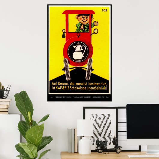 Poster Art de la couverture de la boîte de réception du m (Bureau à domicile)