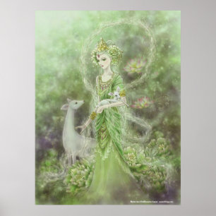 Poster Art de la Dame de la compassion