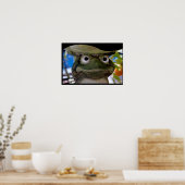 Poster Art de la grenouille de jardin (Cuisine)
