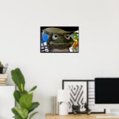 Poster Art de la grenouille de jardin (Bureau à domicile)