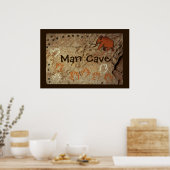 Poster Art de la grotte glaciaire (Cuisine)